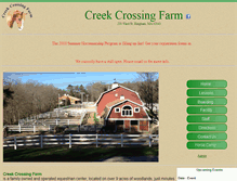 Tablet Screenshot of creekcrossingfarm.net